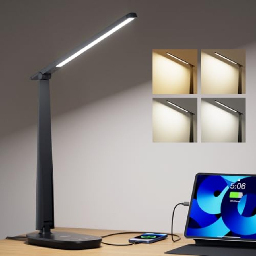 Home Office Lamp - Luminária de Mesa LED para Escritório