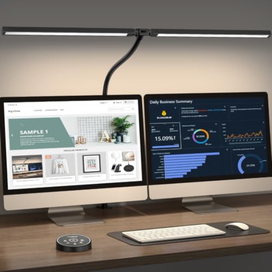Home Office Lamp - Luminária de Mesa LED para Escritório