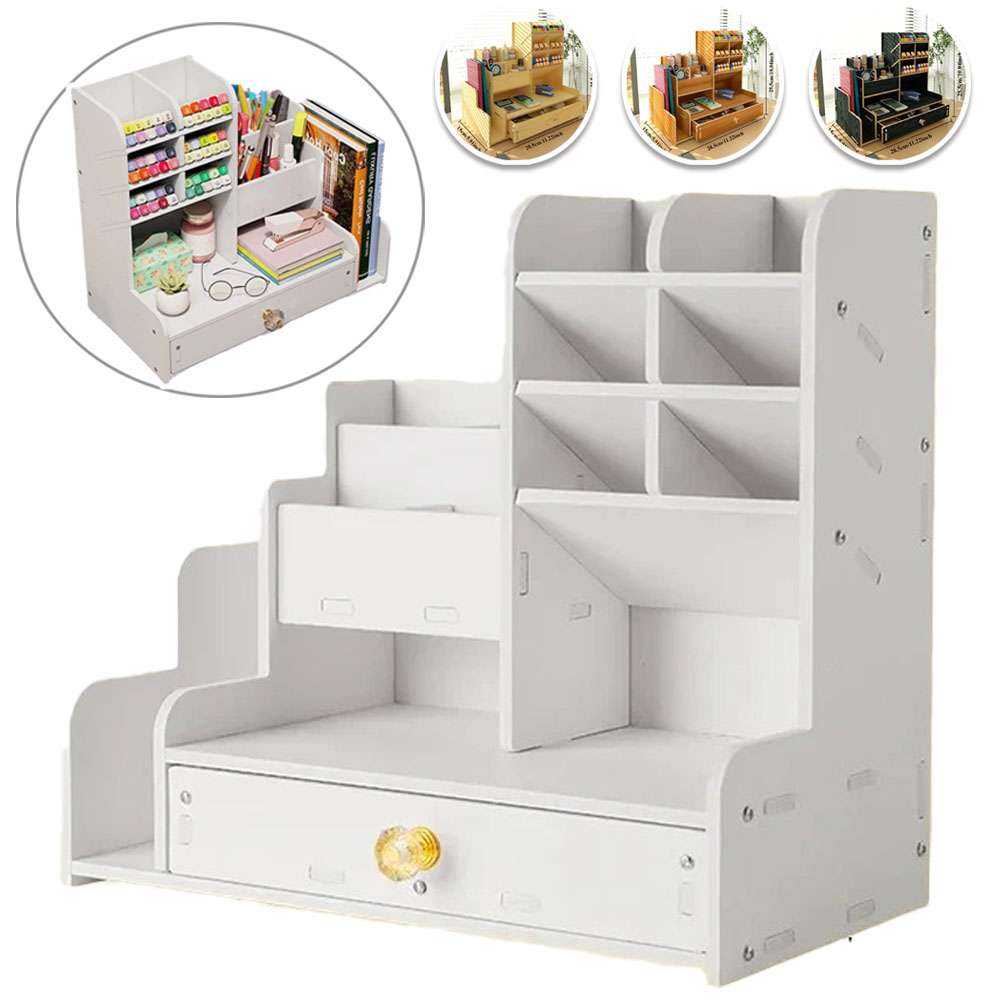 Home Office Freelancer - Suporte de caneta de madeira organizador
