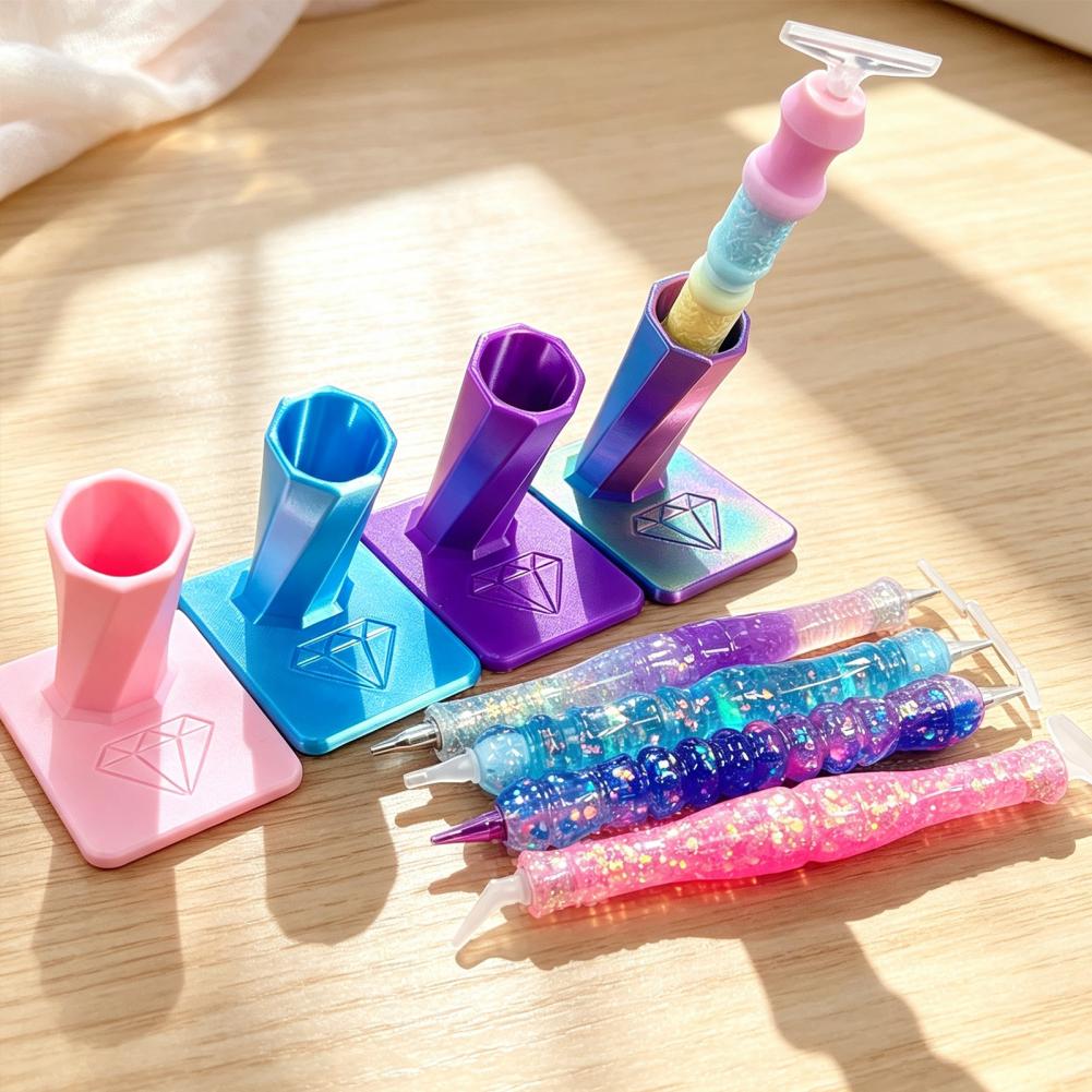 Pen Holder Organizer - Suporte para Canetas de Pontilhamento Impresso