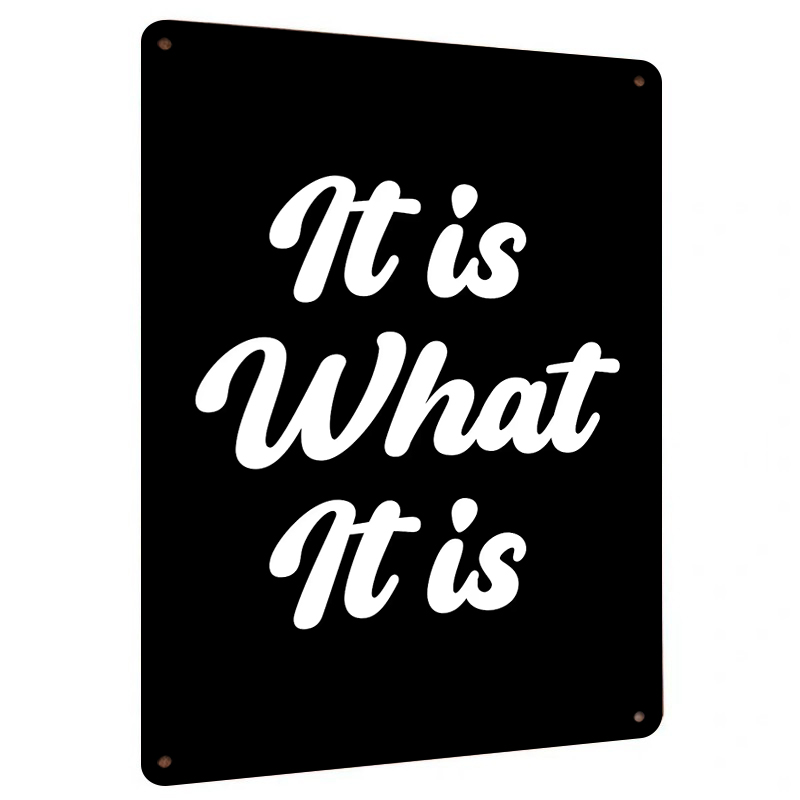 Home Office What Is It - Arte de parede de metal personalizada,