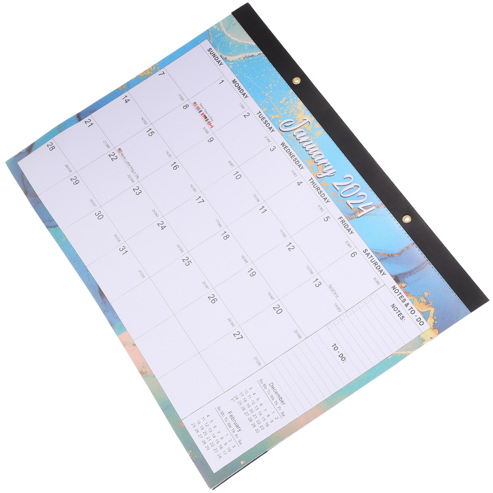 English Home Office - Calendário de Parede Mensal em Inglês