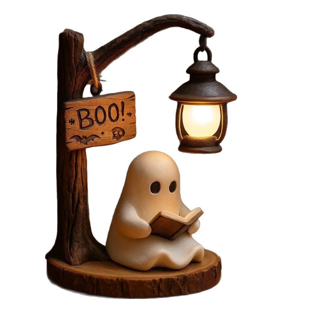 Home Office Lamp - Lanterna Fantasma para Leitura 4.3x3.14x6.3 Polegadas,