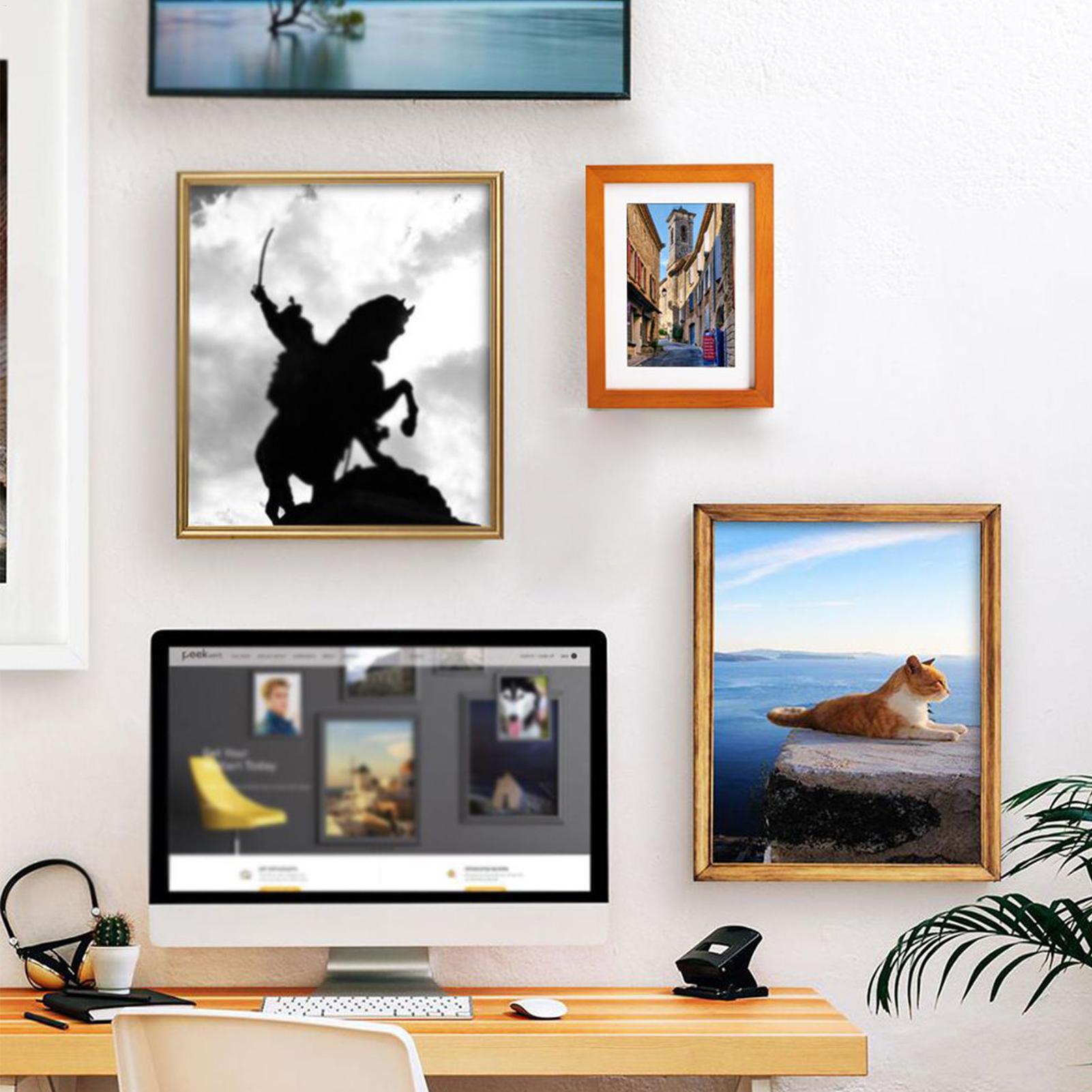 Home Office Passport - Moldura portátil para fotos, caixa de