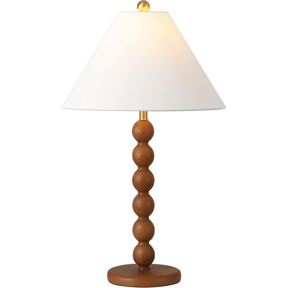 Home Office Lamp - Luminária de Mesa em Resina Marrom
