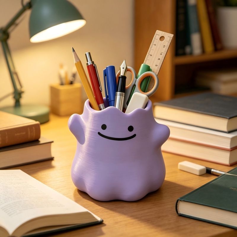 Porta-Canetas Pokémon Ditto, C - Pen Holder Organizer avaliação e preço