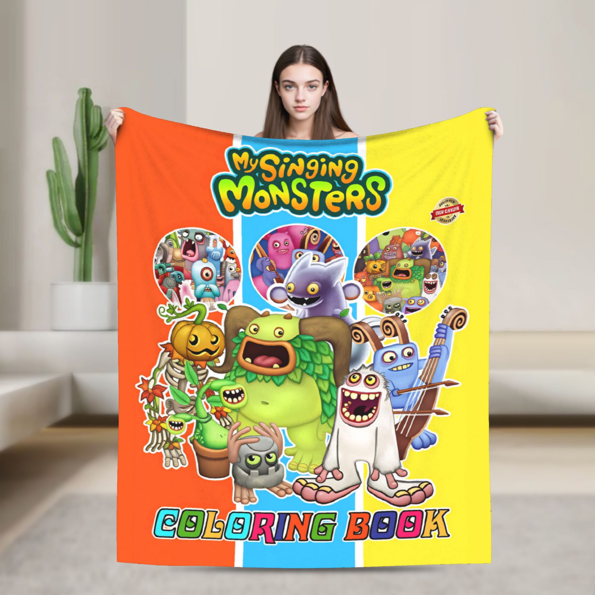 Cobertores My Singing Monsters - Home Office Trend avaliação e preço