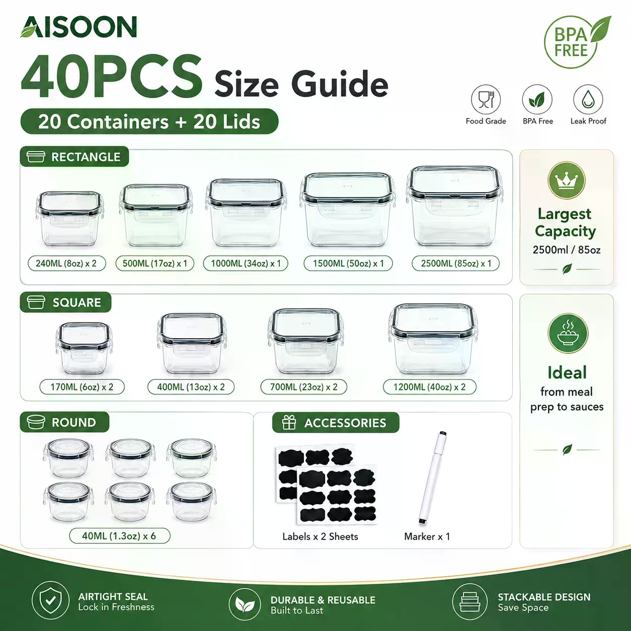 Conjunto de 40 Recipientes de  - Pen Holder Organizer avaliação e preço