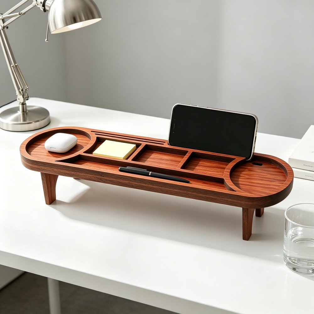 Organizador de Mesa de Madeira - Home Office Freelancer avaliação e preço