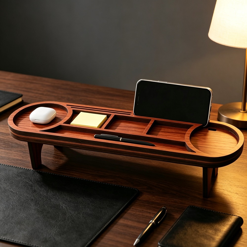 Organizador de Mesa de Madeira - Home Office Freelancer avaliação e preço