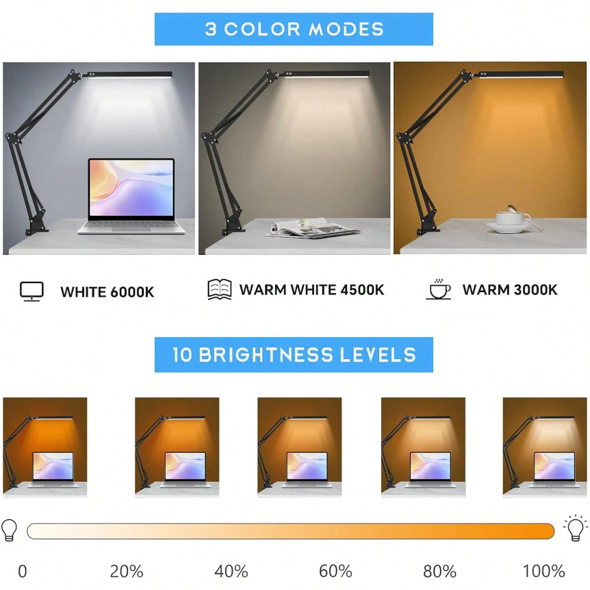 Luminária de Mesa LED para Cas - Home Office Lamp avaliação e preço