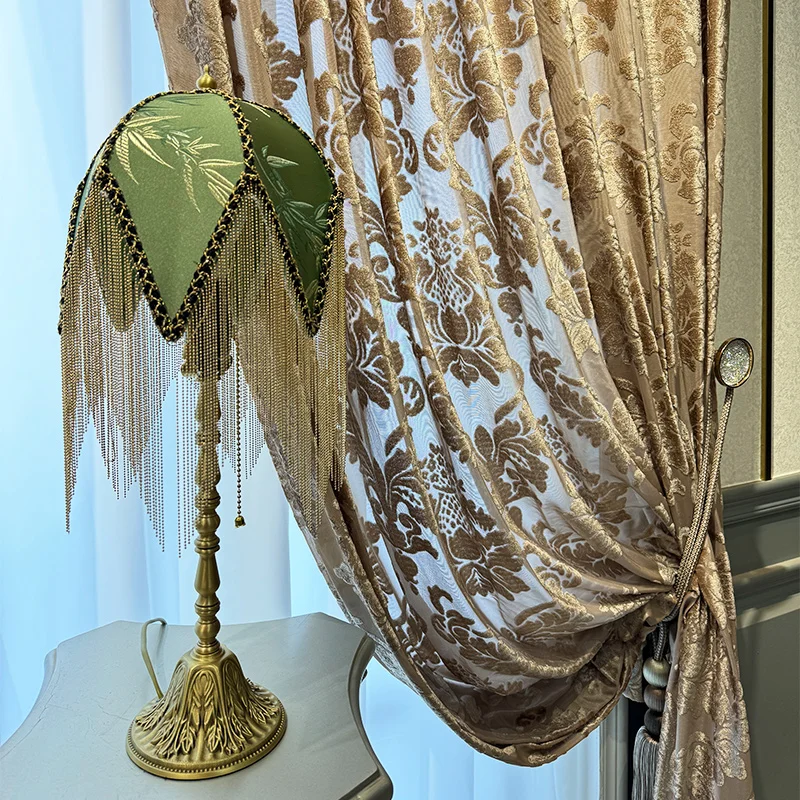 Francês dourado oco tule camur - Home Office Buy avaliação e preço