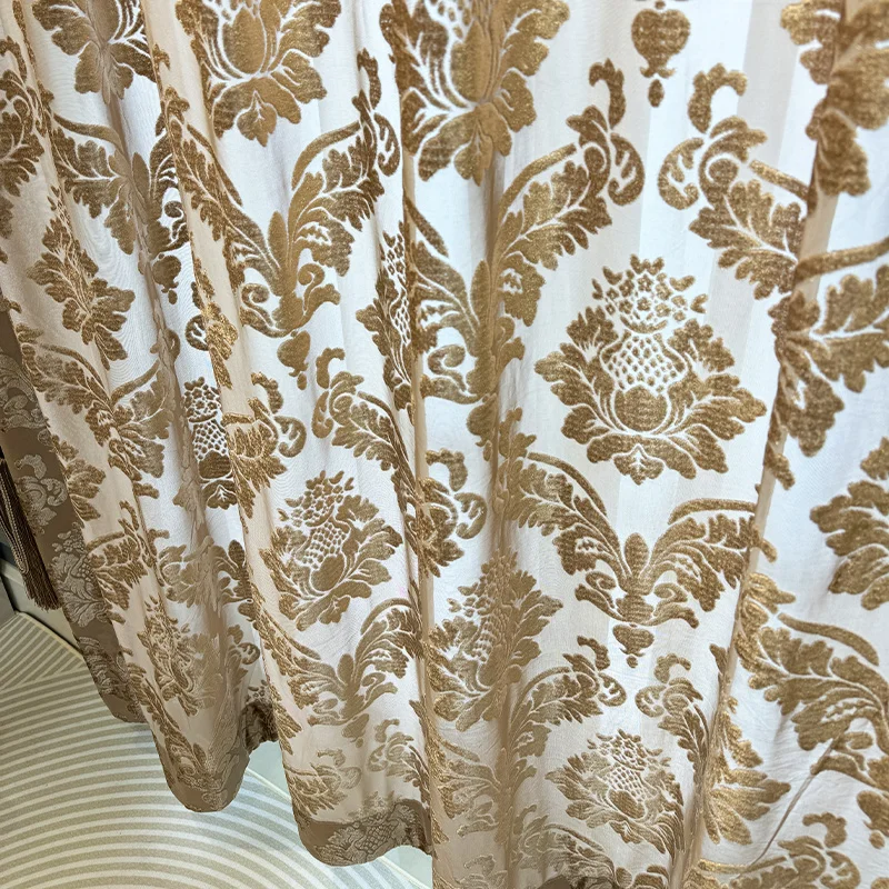 Francês dourado oco tule camur - Home Office Buy avaliação e preço