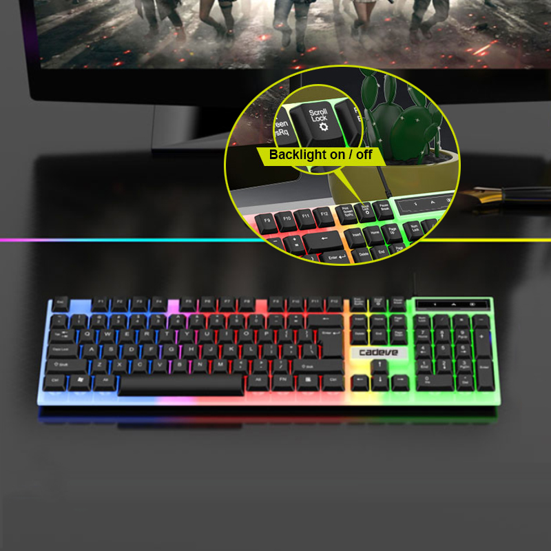 Teclado de Membrana USB com Fi - English Home Office avaliação e preço
